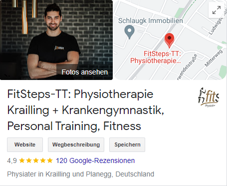 echte FitSteps-TT Bewertungen für die Praxis in Krailling echte FitSteps-TT Bewertungen für die Praxis in Krailling